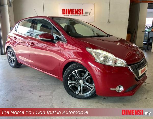 sell Peugeot 208 2014 1.6 CC for RM 25980.00 -- dimensi.my