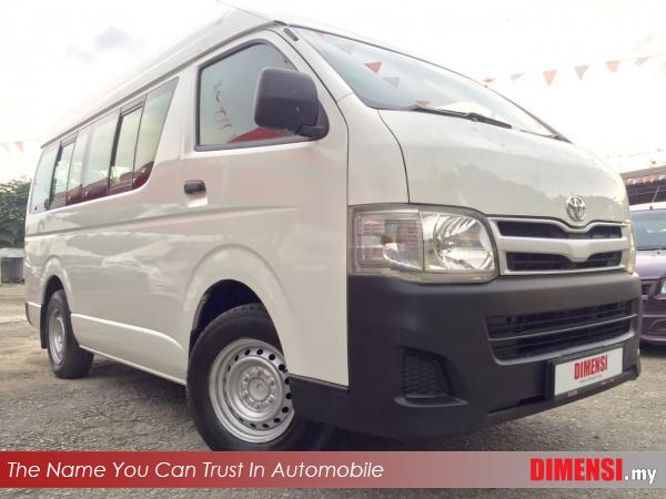 sell Toyota Hiace 2011 2.5 CC for RM 71800.00 -- dimensi.my