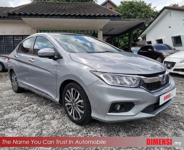 sell Honda City 2017 1.5 CC for RM 62980.00 -- dimensi.my