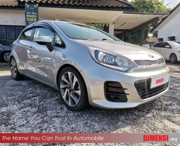 sell Kia Rio 2016 1.4 CC for RM 37980.00 -- dimensi.my