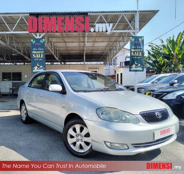 sell Toyota Altis 2007 1.6 CC for RM 18980.00 -- dimensi.my