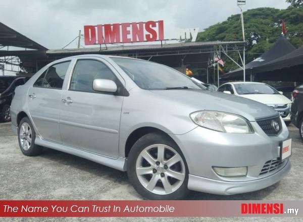 sell Toyota Vios 2003 1.5 CC for RM 19980.00 -- dimensi.my