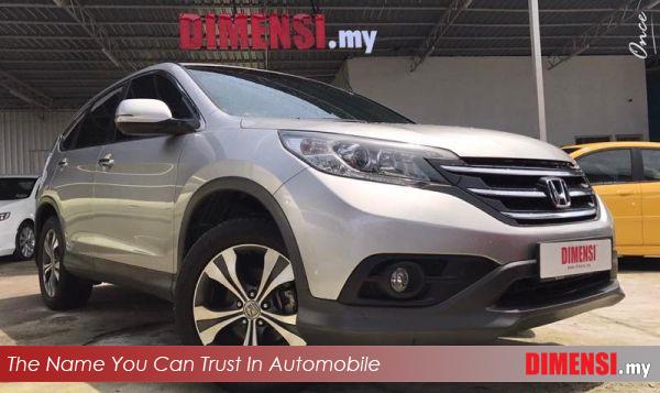 sell Honda CR-V 2014 2.4 CC for RM 109800.00 -- dimensi.my