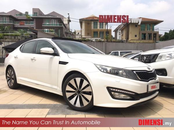 sell Kia Optima K5 2013 2.0 CC for RM 39980.00 -- dimensi.my