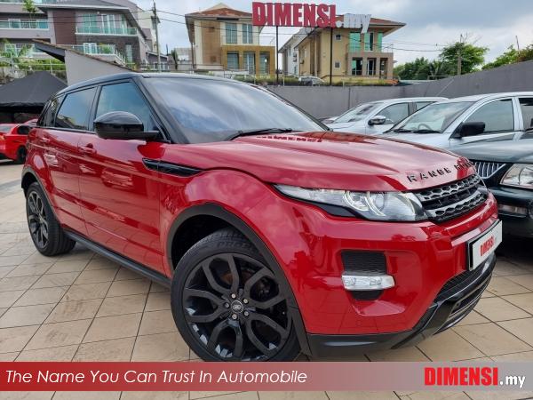 sell Land Rover Range Rover Evoque 2014 2.0 CC for RM 105980.00 -- dimensi.my