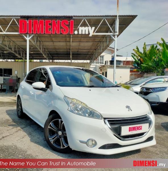 sell Peugeot 208 2014 1.6 CC for RM 23980.00 -- dimensi.my