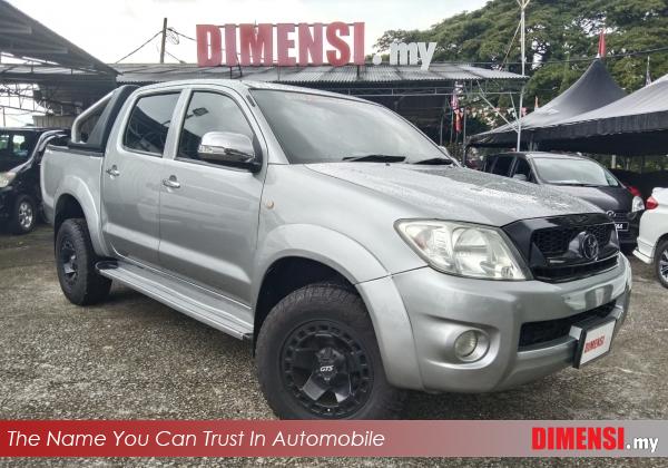 sell Toyota Hilux 2010 2.5 CC for RM 45980.00 -- dimensi.my