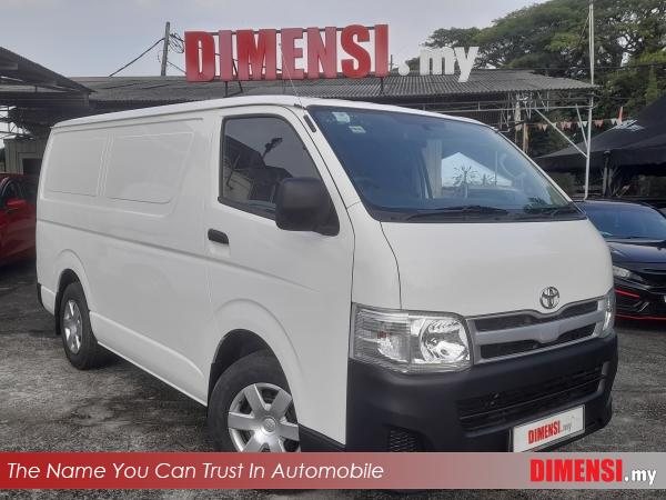 sell Toyota Hiace 2011 2.5 CC for RM 47980.00 -- dimensi.my