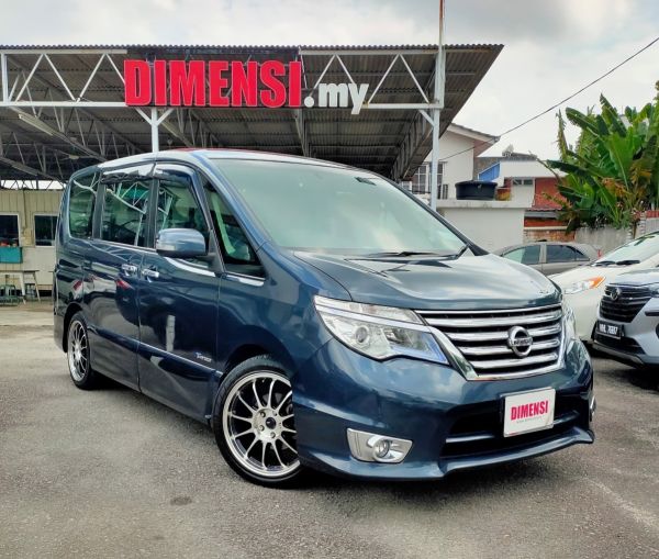 sell Nissan Serena 2017 2.0 CC for RM 69980.00 -- dimensi.my