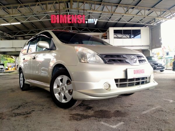 sell Nissan Grand Livina 2010 1.6 CC for RM 20980.00 -- dimensi.my