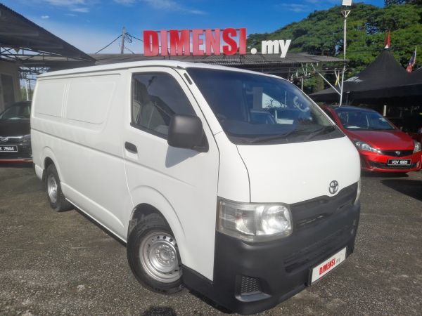 sell Toyota Hiace 2011 2.5 CC for RM 47980.00 -- dimensi.my