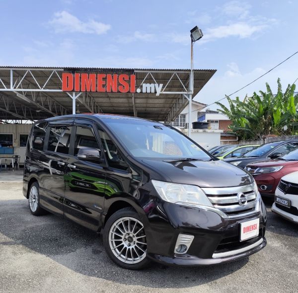 sell Nissan Serena 2013 2.0 CC for RM 39980.00 -- dimensi.my