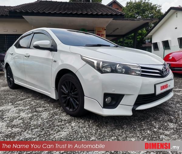 sell Toyota Altis 2014 1.8 CC for RM 57980.00 -- dimensi.my