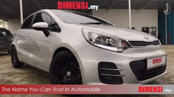 sell Kia Rio 2016 1.4 CC for RM 56800.00 -- dimensi.my