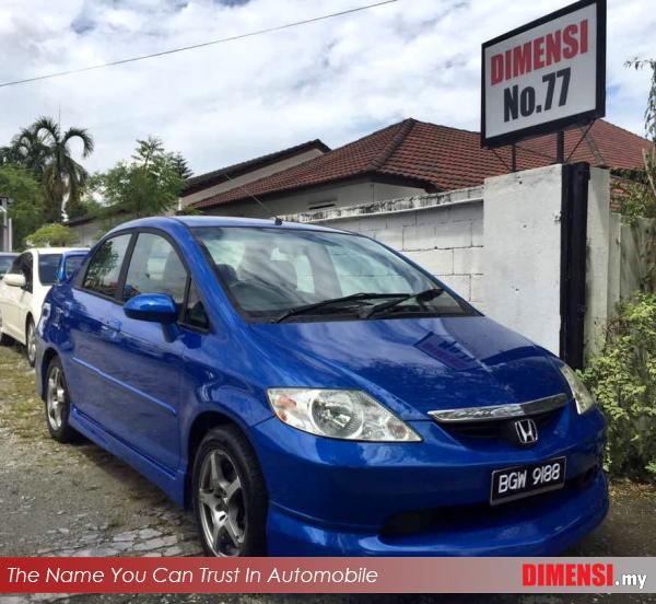 sell Honda City 2003 1.5 CC for RM 15900.00 -- dimensi.my