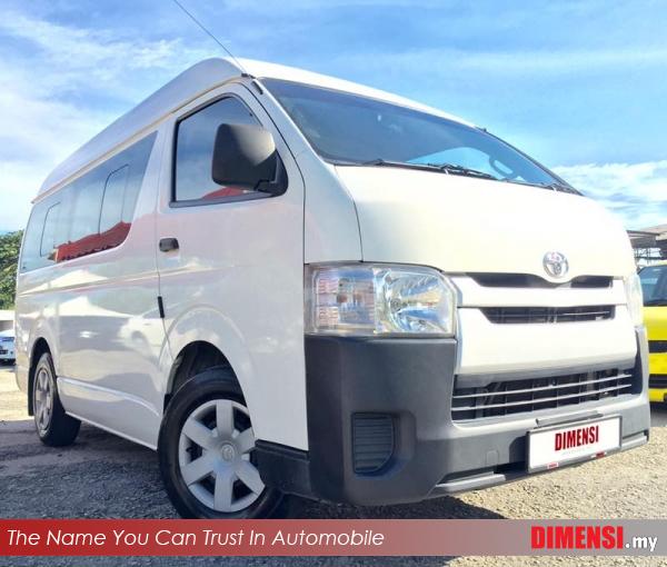 sell Toyota Hiace 2014 2.7 CC for RM 87800.00 -- dimensi.my