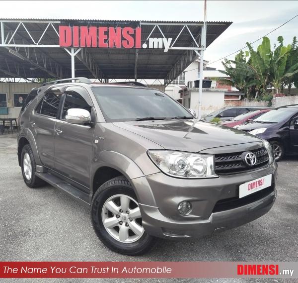 sell Toyota Fortuner 2010 2.7 CC for RM 31980.00 -- dimensi.my