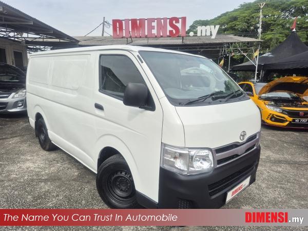 sell Toyota Hiace 2011 2.5 CC for RM 45980.00 -- dimensi.my