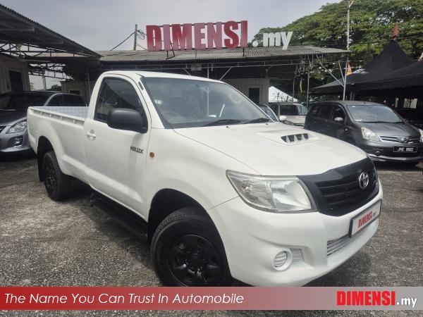 sell Toyota Hilux 2013 2.5 CC for RM 49980.00 -- dimensi.my