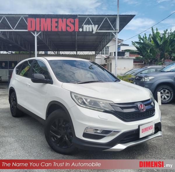 sell Honda CR-V 2016 2.0 CC for RM 51980.00 -- dimensi.my