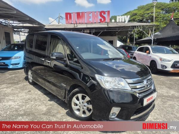 sell Nissan Serena 2013 2.0 CC for RM 39980.00 -- dimensi.my