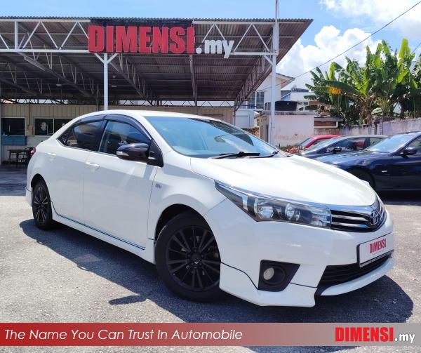 sell Toyota Altis 2014 1.8 CC for RM 39980.00 -- dimensi.my