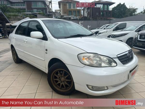 sell Toyota Altis 2004 1.8 CC for RM 6980.00 -- dimensi.my