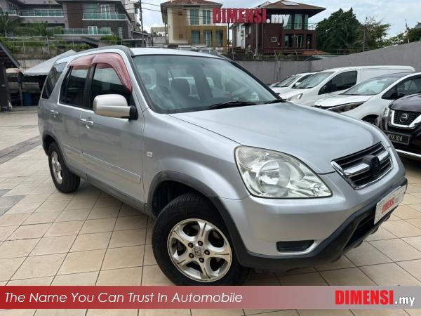 sell Honda CR-V 2002 2.0 CC for RM 7980.00 -- dimensi.my
