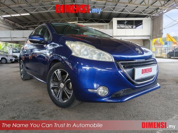 sell Peugeot 208 2014 1.6 CC for RM 9980.00 -- dimensi.my