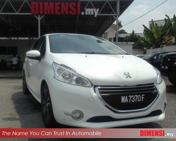 sell Peugeot 208 2014 1.6 CC for RM 42900.00 -- dimensi.my