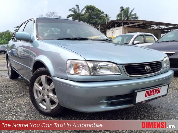 sell Toyota Corolla 1999 1.6 CC for RM 10800.00 -- dimensi.my