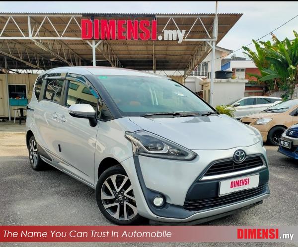 sell Toyota Sienta 2017 1.5 CC for RM 59980.00 -- dimensi.my