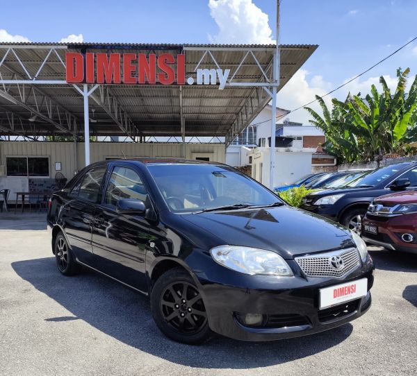 sell Toyota Vios 2007 1.5 CC for RM 15980.00 -- dimensi.my