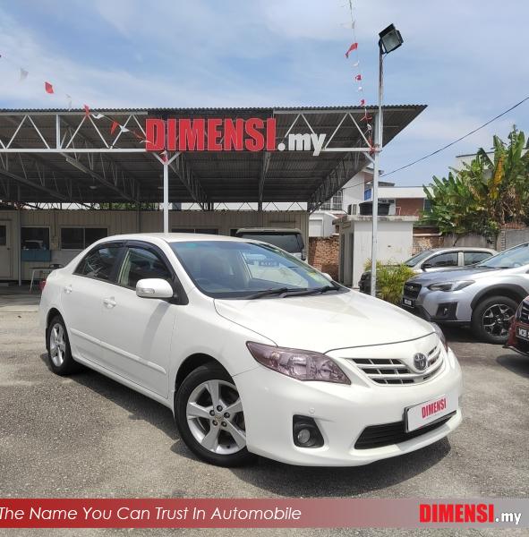 sell Toyota Altis 2013 1.8 CC for RM 27980.00 -- dimensi.my