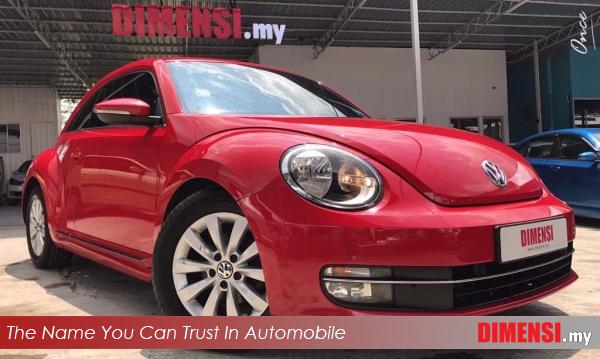 sell Volkswagen Beetle 2013 1.2 CC for RM 75800.00 -- dimensi.my